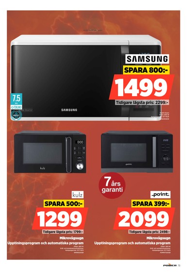 Power reklamblad i vecka 31 sida 73