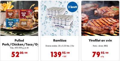 Nordby Supermarket reklamblad i vecka 31 sida 1