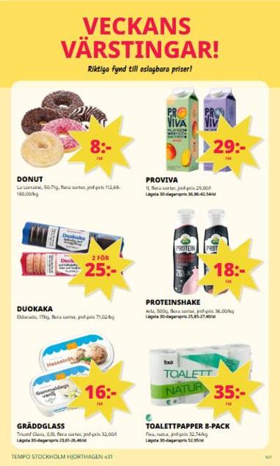Tempo reklamblad i vecka 31 sida 5