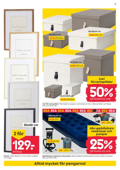 Rusta reklamblad i vecka 31 sida 11
