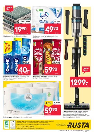 Rusta reklamblad i vecka 31 sida 16