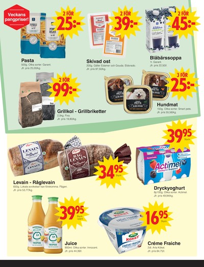 Matöppet reklamblad i vecka 31 sida 2
