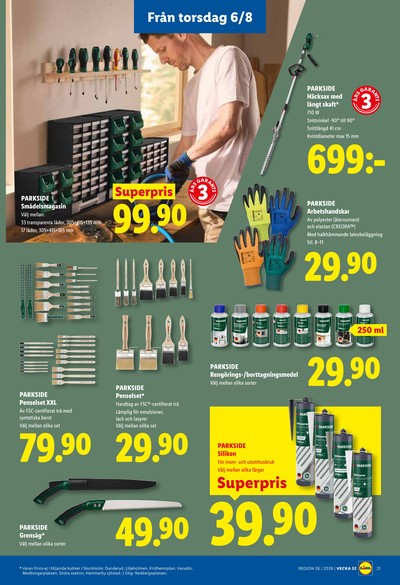 Lidl reklamblad i vecka 32 sida 23