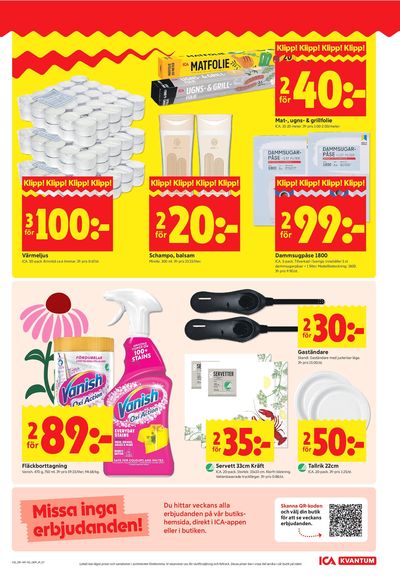 ICA Kvantum reklamblad i vecka 32 sida 7