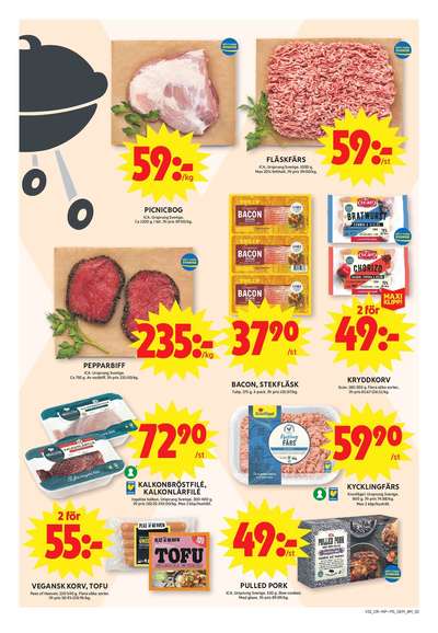ICA Maxi reklamblad i vecka 32 sida 2