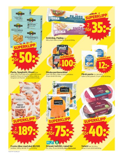 ICA Supermarket reklamblad i vecka 32 sida 2