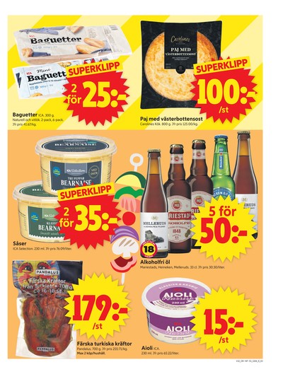 ICA Supermarket reklamblad i vecka 32 sida 3