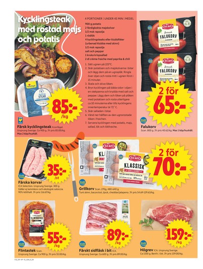 ICA Supermarket reklamblad i vecka 32 sida 4