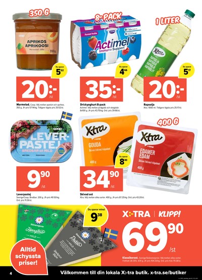 X:-tra reklamblad i vecka 32 sida 4