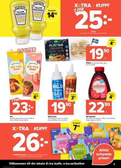 X:-tra reklamblad i vecka 32 sida 5