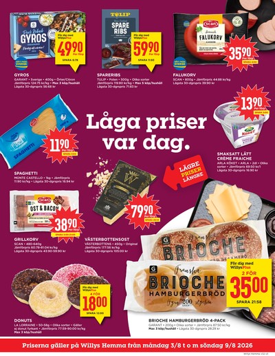 WILLY:S hemma reklamblad i vecka 32 sida 3