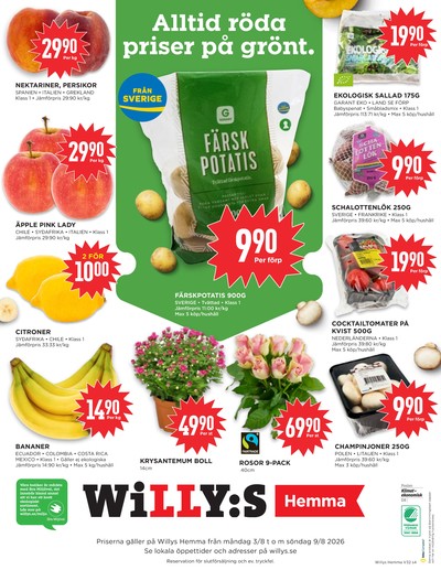 WILLY:S hemma reklamblad i vecka 32 sida 4