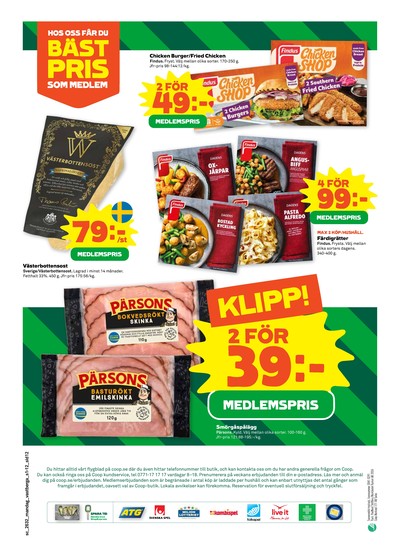 Stora Coop reklamblad i vecka 32 sida 12