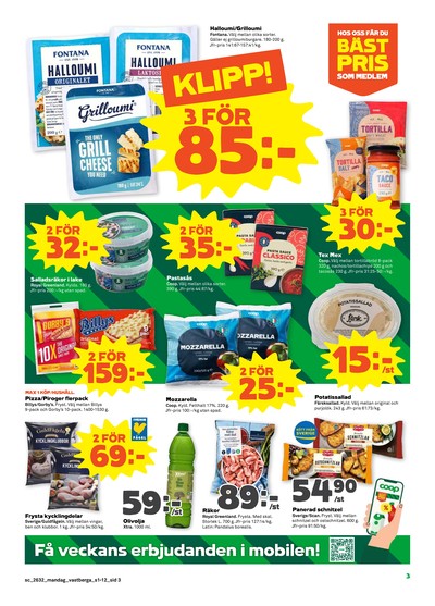 Stora Coop reklamblad i vecka 32 sida 3