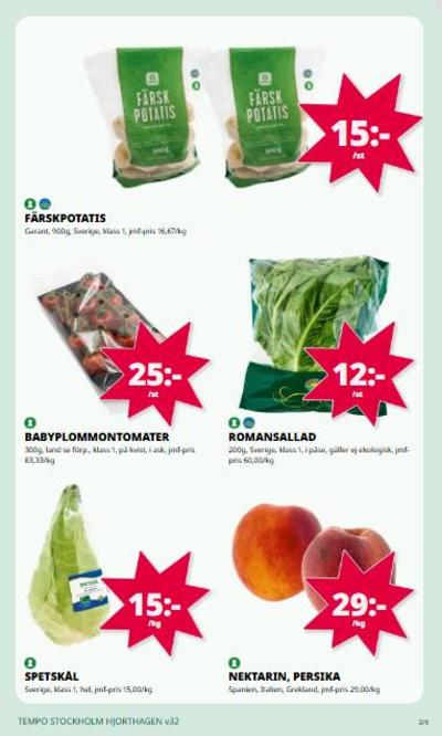 Tempo reklamblad i vecka 32 sida 2