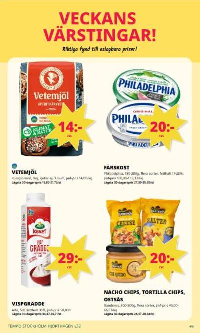 Tempo reklamblad i vecka 32 sida 4