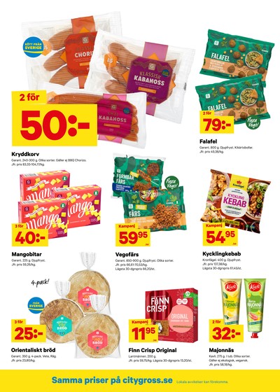 City Gross reklamblad i vecka 32 sida 8