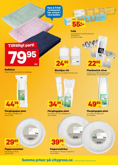 City Gross reklamblad i vecka 32 sida 10