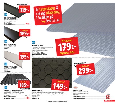 Jem & Fix reklamblad i vecka 32 sida 13