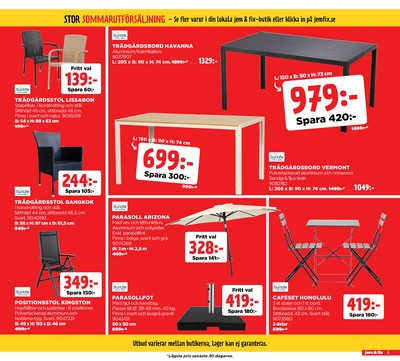 Jem & Fix reklamblad i vecka 32 sida 3