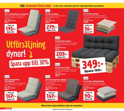 Jem & Fix reklamblad i vecka 32 sida 4