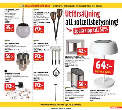 Jem & Fix reklamblad i vecka 32 sida 5