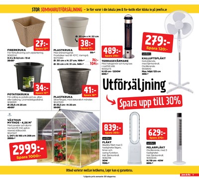 Jem & Fix reklamblad i vecka 32 sida 9