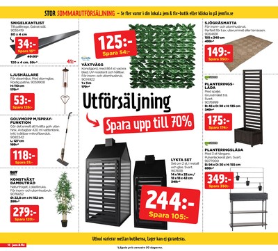 Jem & Fix reklamblad i vecka 32 sida 10