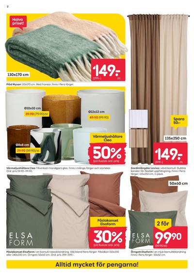 Rusta reklamblad i vecka 32 sida 2
