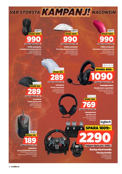 Power reklamblad i vecka 32 sida 40
