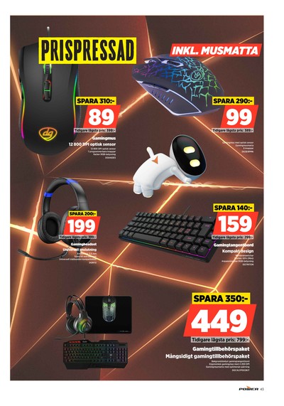 Power reklamblad i vecka 32 sida 43