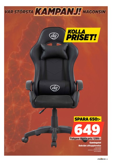 Power reklamblad i vecka 32 sida 45