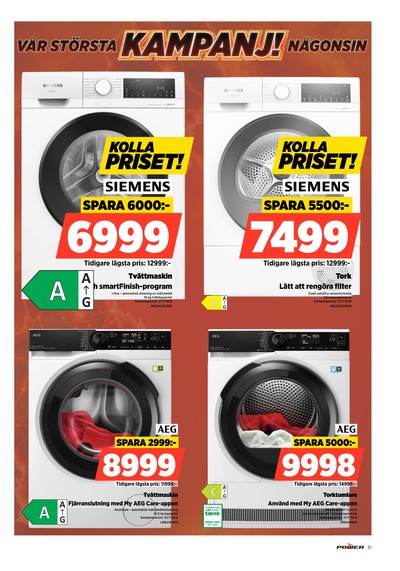 Power reklamblad i vecka 32 sida 51