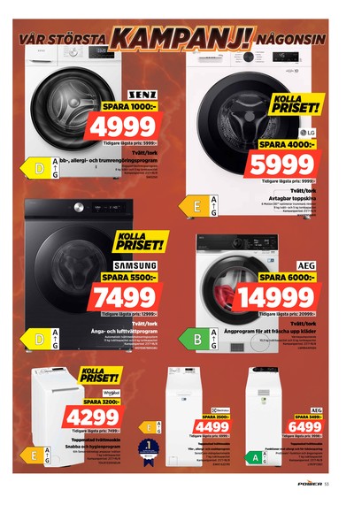 Power reklamblad i vecka 32 sida 53