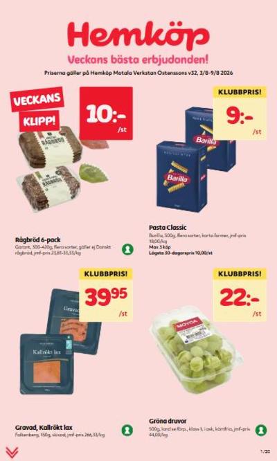 Östenssons reklamblad i vecka 32 sida 1