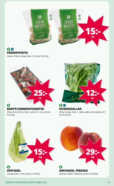 Tempo reklamblad i vecka 32 sida 2