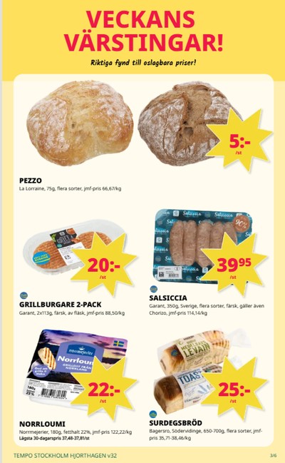 Tempo reklamblad i vecka 32 sida 3