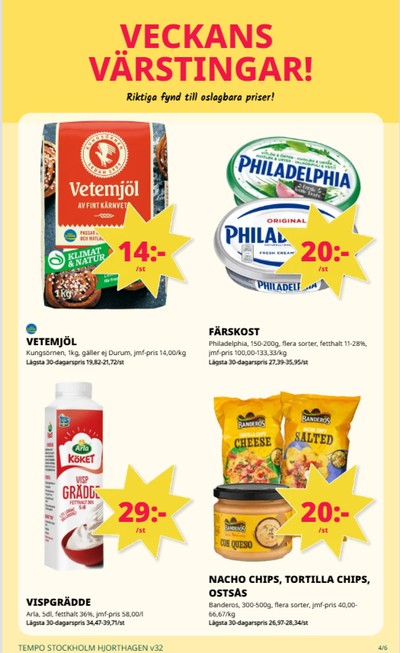 Tempo reklamblad i vecka 32 sida 4