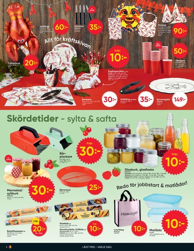 Dollarstore reklamblad i vecka 33 sida 2