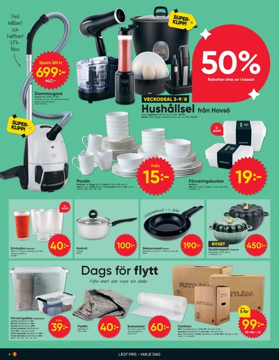 Dollarstore reklamblad i vecka 33 sida 4