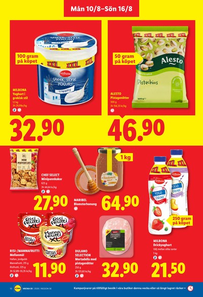 Lidl reklamblad i vecka 33 sida 10