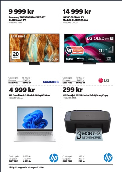 Costco reklamblad i vecka 33 sida 2