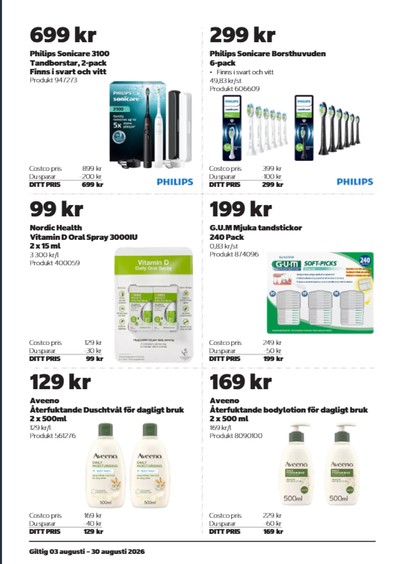 Costco reklamblad i vecka 33 sida 12