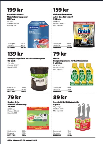 Costco reklamblad i vecka 33 sida 14