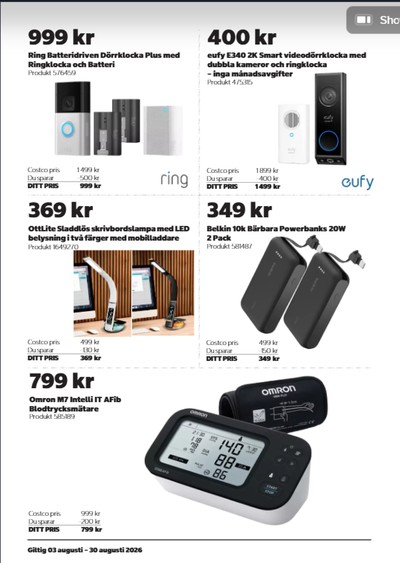 Costco reklamblad i vecka 33 sida 4