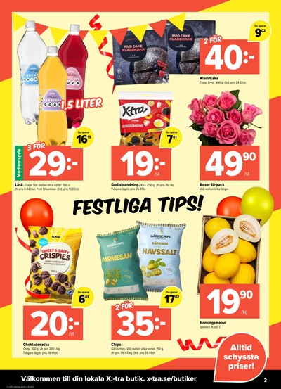 X:-tra reklamblad i vecka 33 sida 3