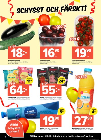 X:-tra reklamblad i vecka 33 sida 6
