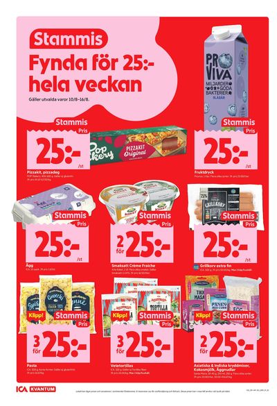 ICA Kvantum reklamblad i vecka 33 sida 2