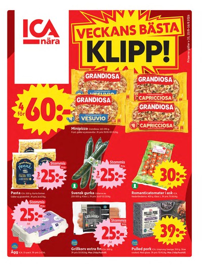 ICA Nära reklamblad i vecka 33 sida 1