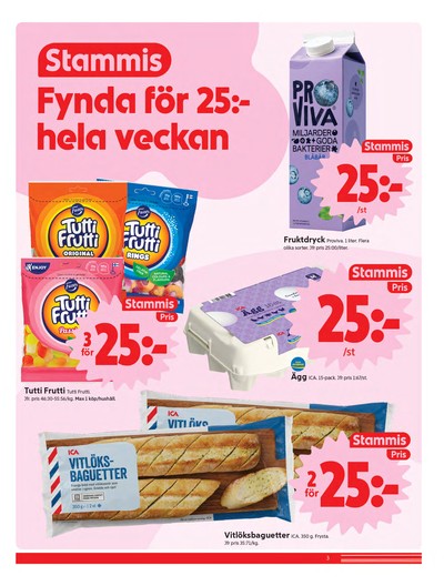 ICA Nära reklamblad i vecka 33 sida 3